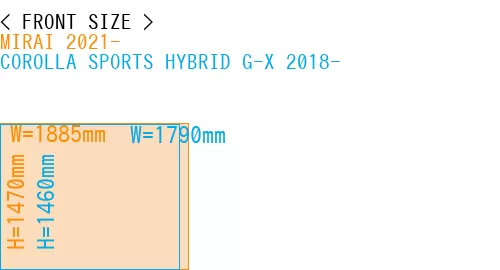 #MIRAI 2021- + COROLLA SPORTS HYBRID G-X 2018-